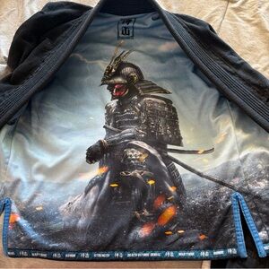 War Tribe BJJ Gi, Black Samurai. Unisex size A0, Gi jacket + matching pants set.